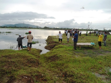 Hồ lò gạch bỏ hoang nơi phát hiện thi thể em L