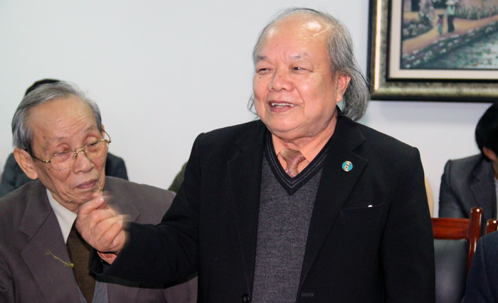 GS. Trần Hữu Nghị, Hiệu trưởng ĐH DL Hải Phòng. Ảnh Xuân Trung