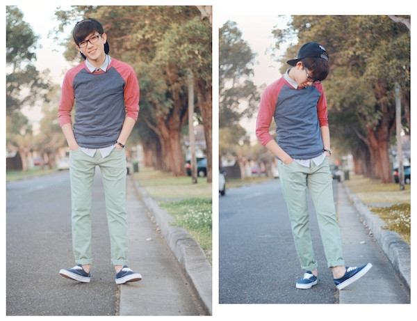 Khi các chàng trai khéo léo mix những gam màu pastel thì sẽ mang lại một hình ảnh thật khỏe khoắn và có phần Hàn Quốc như anh chàng KenLouis Tuấn Phong.