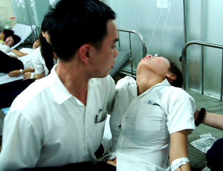 Một ca ngộ độc thực phẩm tại Bình Dương. Ảnh: Nguyệt Triều. Một ca ngộ độc thực phẩm tại Bình Dương. Ảnh: Nguyệt Triều.