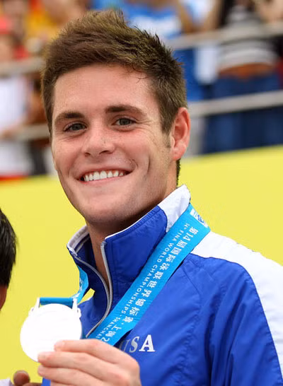 David Boudia (1989): VĐV nhảy cầu người Mỹ có nụ cười 'tỏa nắng", làm chao đảo không ít cổ động viên nữ tại Olympic London.