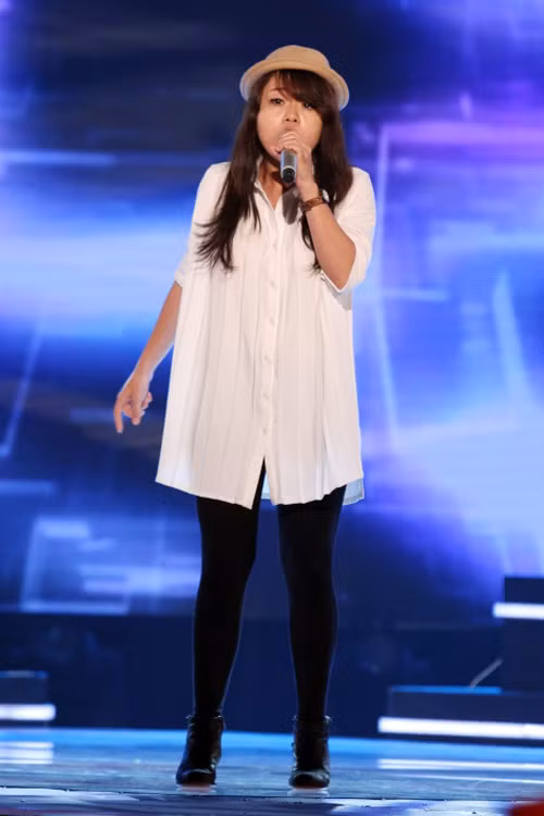 Bụi bặm, trong trẻo và đáng yêu là phong cách của cô nàng Thái Trinh.