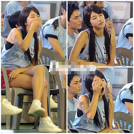 Suzy của Miss A mới chỉ 18 tuổi và cô nàng chắc đang muốn ngủ lắm rồi!