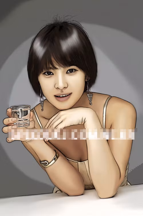 Song Hye Kyo tóc ngắn cũng rất xinh đẹp.