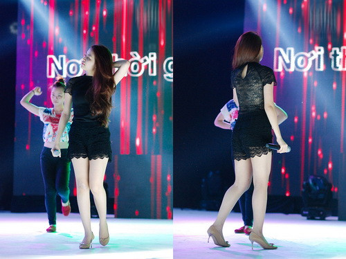 Hoàng Thùy Linh đẹp nền nã nhưng vẫn đầy cuốn hút với chất liệu ren xuyên thấu đầy nữ tính. Hoàng Thùy Linh đẹp nền nã nhưng vẫn đầy cuốn hút với chất liệu ren xuyên thấu đầy nữ tính.