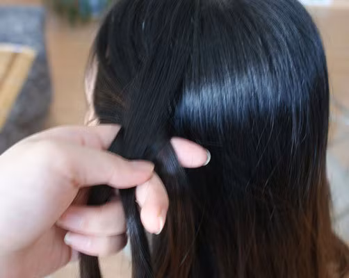 Bắt đầu tết tóc 3