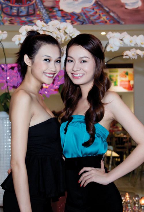 Thanh Vân và Phạm Anh Thư.