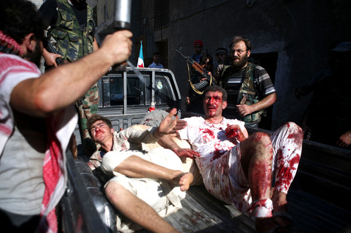 Syria đổ nát, tan hoang, chết chóc và đau thương vì nội chiến những ngày tháng 7, tháng 8/2012 Syria đổ nát, tan hoang, chết chóc và đau thương vì nội chiến những ngày tháng 7, tháng 8/2012