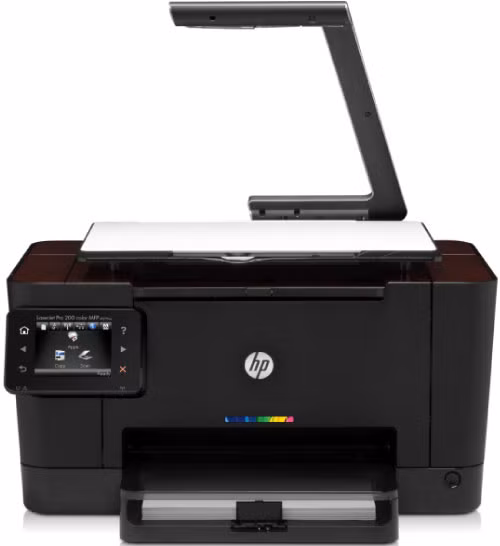 Máy in đa chức năng HP TopShot LaserJet Pro M275: Điều đáng chú ý nhất ở M275 chính là khả năng in 3D cùng với tính năng chia sẻ ảnh trực tiếp lên dịch vụ lưu trữ đám mây. Khi để các vật thể lên bề mặt quét, một máy ảnh 8MP sẽ chụp ảnh chất lượng cao và cho ra bản in màu hoặc trắng đen mà không cần qua xử lý trên máy tính.