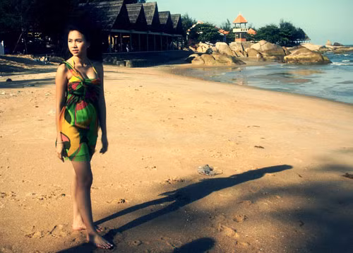 Một cảnh quay cuốn hút của Ngọc Diệp trong phim "Giữa hai thế giới".