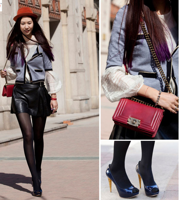 Juyp da đen xếp ly xòe khiến bạn thật trẻ trung và sexy. Juyp da đen xếp ly xòe khiến bạn thật trẻ trung và sexy.