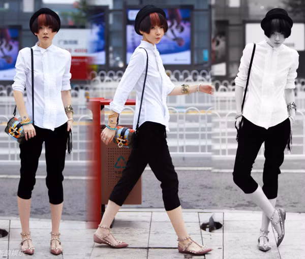 Những cách chơi màu của các cô nàng tomboy.