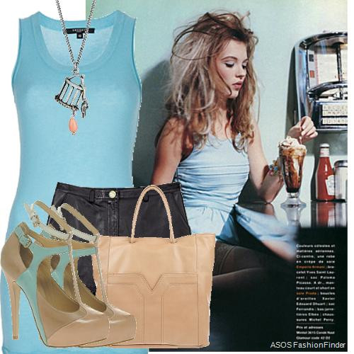 Bạn cũng có thể thay thế sơmi ba lỗ bằng tank top...