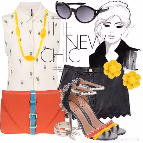 Shorts da đen mix với sơ mi ba lỗ màu trắng và phụ kiện neon rực rỡ sẽ là gợi ý hoàn hảo cho ngày cuối tuần dạo phố cùng bạn bè.