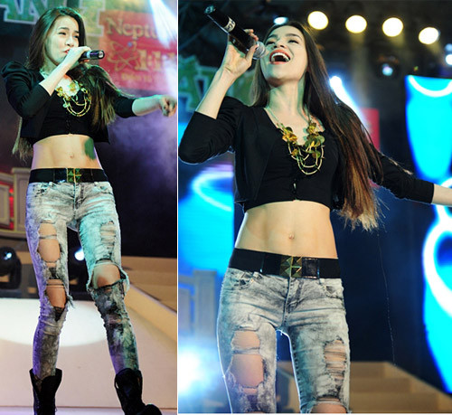 Hồ Ngọc Hà thật khỏe khoắn và sexy.