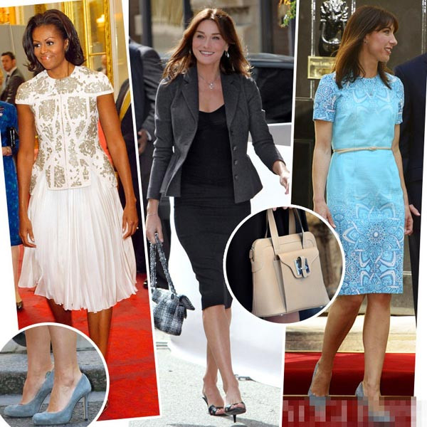 Các đệ nhất phu nhân đương nhiên là rất mê hàng hiệu.