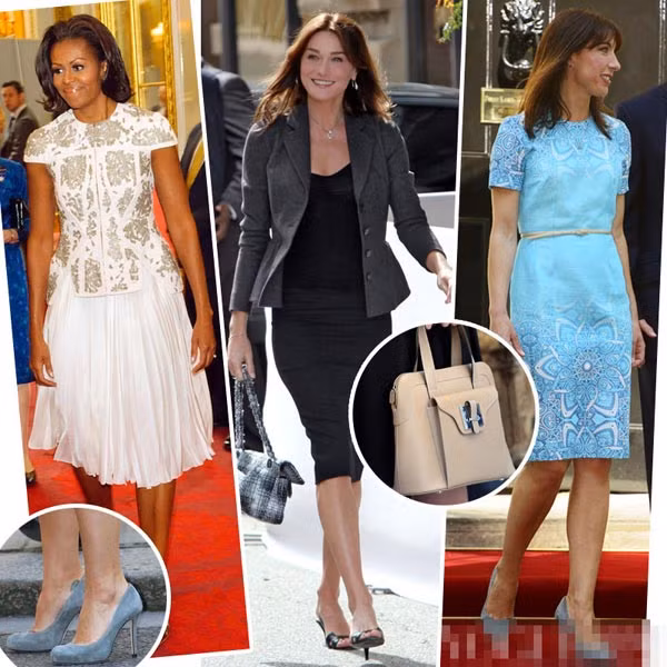 Các đệ nhất phu nhân đương nhiên là rất mê hàng hiệu.