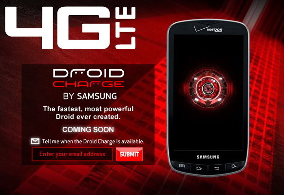 Droid Charge (nhà mạng phân phối Verizon Wireless) Droid Charge (nhà mạng phân phối Verizon Wireless)