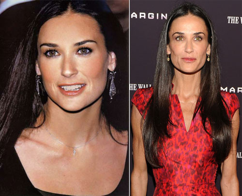 Nhan sắc Demi Moore 'tụt dốc không phanh' khi gương mặt cô hốc hác và ngày càng nhiều nếp nhăn. Nhan sắc Demi Moore 'tụt dốc không phanh' khi gương mặt cô hốc hác và ngày càng nhiều nếp nhăn.