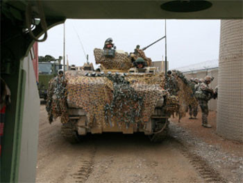 Xe thiết giáp M113 trong biên chế quân đội Đan Mạch.