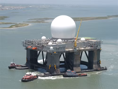 Ra đa nổi siêu lớn của Mỹ (ảnh minh hoạ)