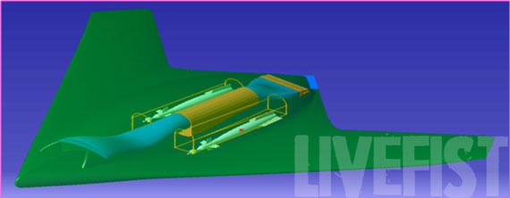 Máy bay ném bom tàng hình không người lái AURA của Ấn Độ được thiết kế phụ trợ 3D. Máy bay ném bom tàng hình không người lái AURA của Ấn Độ được thiết kế phụ trợ 3D.