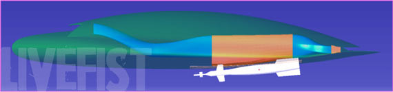 Máy bay ném bom tàng hình không người lái AURA của Ấn Độ được thiết kế phụ trợ 3D. Máy bay ném bom tàng hình không người lái AURA của Ấn Độ được thiết kế phụ trợ 3D.