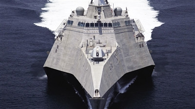 Tàu chiến đấu duyên hải Independence LCS-2 của Mỹ. Tàu chiến đấu duyên hải Independence LCS-2 của Mỹ.