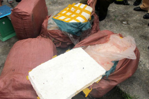 Tuy đã bọc rất kín nhưng mùi hôi thối vẫn bốc ra. Tuy đã bọc rất kín nhưng mùi hôi thối vẫn bốc ra.