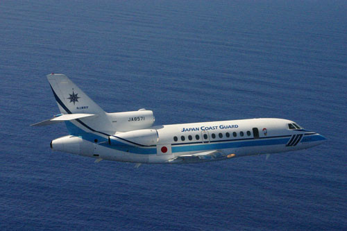 Máy bay Falcon-900 của Lực lượng bảo vệ bờ biển Nhật Bản. Máy bay Falcon-900 của Lực lượng bảo vệ bờ biển Nhật Bản.