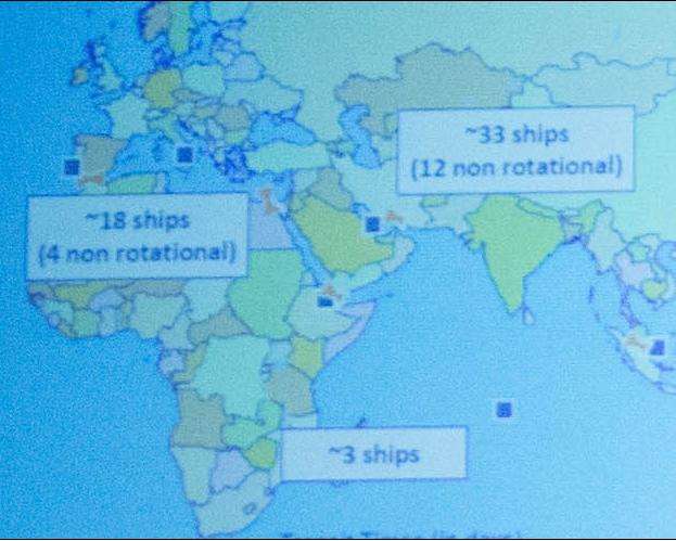 Căn cứ hải quân Mỹ ở Ấn Độ Dương và các khu vực khác