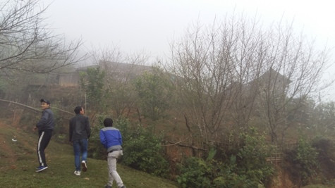 Các lái buôn đào miền xuôi cũng đã lặn lội lên vùng cao viễn biên huyện Quế Phong, Nghệ An để chọn và đặt mua đào rừng (ảnh Xuân Hòa) Các lái buôn đào miền xuôi cũng đã lặn lội lên vùng cao viễn biên huyện Quế Phong, Nghệ An để chọn và đặt mua đào rừng (ảnh Xuân Hòa)