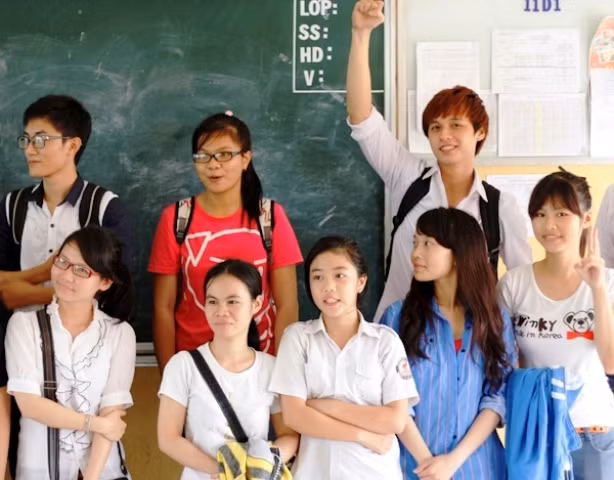 Thi đại học chỉ là "Đi thi thôi mà". Ảnh Facebook thầy Khắc Hiếu.