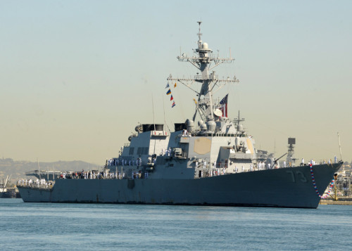 Tàu khu trục Aegis USS Decatur DDG-73 Hải quân Mỹ (nguồn mạng quân sự sina Trung Quốc) Tàu khu trục Aegis USS Decatur DDG-73 Hải quân Mỹ (nguồn mạng quân sự sina Trung Quốc)