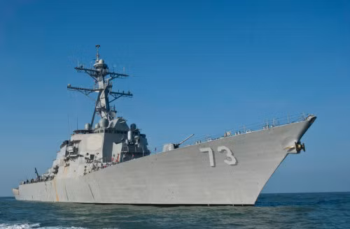 Tàu khu trục Aegis USS Decatur DDG-73 Hải quân Mỹ (nguồn mạng quân sự sina Trung Quốc)