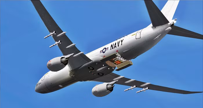 Máy bay tuần tra săn ngầm P-8 Poseidon, Hải quân Mỹ (ảnh minh họa)
