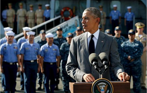 Ngày 17 tháng 11 năm 2015, Tổng thống Mỹ Barack Obama đến thăm tàu chỉ huy BRP Gregorio del Pilar của Hải quân Philippines, biểu tượng cho sự viện trợ của Mỹ đối với Philippines. Ngày 17 tháng 11 năm 2015, Tổng thống Mỹ Barack Obama đến thăm tàu chỉ huy BRP Gregorio del Pilar của Hải quân Philippines, biểu tượng cho sự viện trợ của Mỹ đối với Philippines.