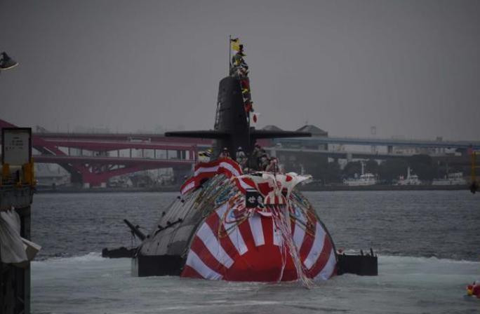 Ngày 2 tháng 11 năm 2015, tàu ngầm thông thường AIP Sekiyu lớp Soryu thứ 8 Nhật Bản hạ thủy Ngày 2 tháng 11 năm 2015, tàu ngầm thông thường AIP Sekiyu lớp Soryu thứ 8 Nhật Bản hạ thủy