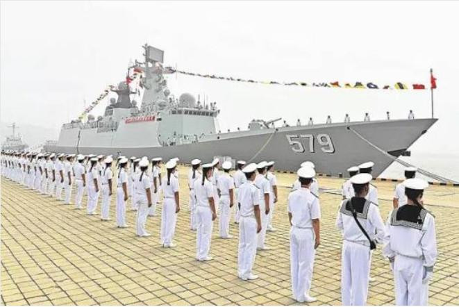 Ngày 19 tháng 8 năm 2015, Trung Quốc biên chế tàu hộ vệ Hàm Đan Type 054A cho Hạm đội Bắc Hải, Hải quân Trung Quốc Ngày 19 tháng 8 năm 2015, Trung Quốc biên chế tàu hộ vệ Hàm Đan Type 054A cho Hạm đội Bắc Hải, Hải quân Trung Quốc