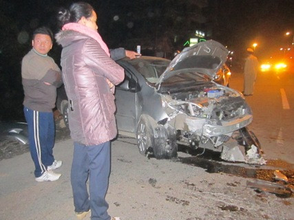 Hiện trường vụ tai nạn