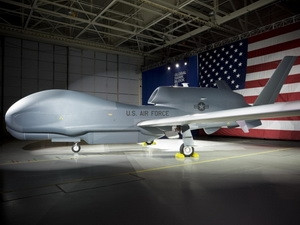 Máy bay do thám không người lái RQ Global Hawk của Mỹ. (Nguồn: US Airfore) Máy bay do thám không người lái RQ Global Hawk của Mỹ. (Nguồn: US Airfore)
