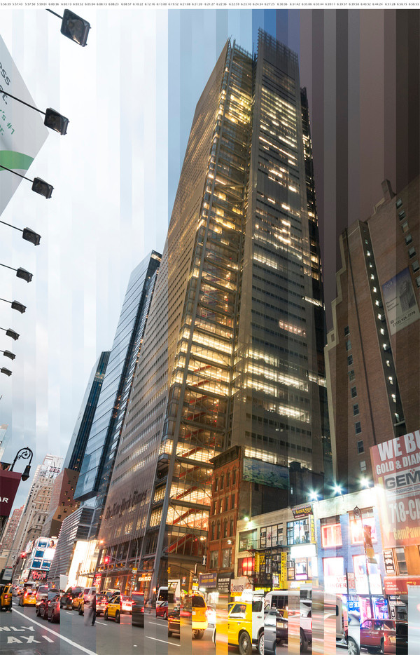 Trụ sở chính của tờ New York Times. Trụ sở chính của tờ New York Times.