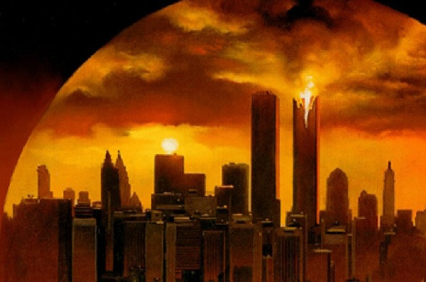 Bức tranh còn đang dang dở của Boris Vallejo, năm 1997.