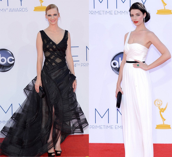 January Jones và Jessica Pare. January Jones và Jessica Pare.