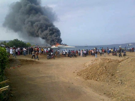 Vụ hỏa hoạn kéo dài trong 2 giờ.