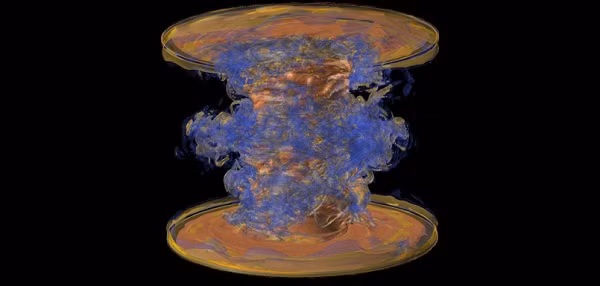 Giống như không khí, từ tính cũng là thứ mà con người không thể nhìn thấy được nhưng lại đóng vai trò vô cùng quan trọng trong vũ trụ. Nó chính là sự khởi nguồn của các ngôi sao mới. Vì thế, các nhà khoa học ĐH Chicago đã tạo nên hình ảnh này giúp cụ thể hóa nó hơn, từ đó sẽ dễ dàng thí nghiệm, tìm hiểu và khám phá không gian.