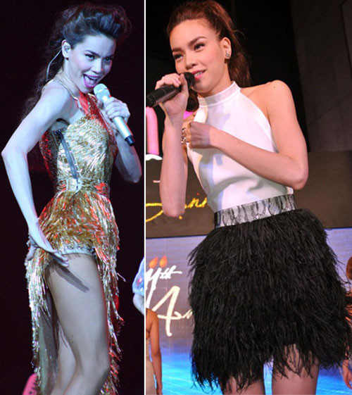 Với mảng thời trang tua rua, cô cũng chứng minh sự sắc sảo, tinh tế và sành điệu.