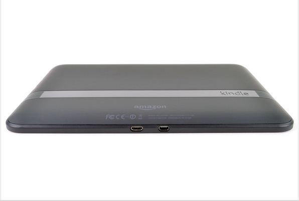 Mặt dưới của máy, cổng micro USB và HDMI.