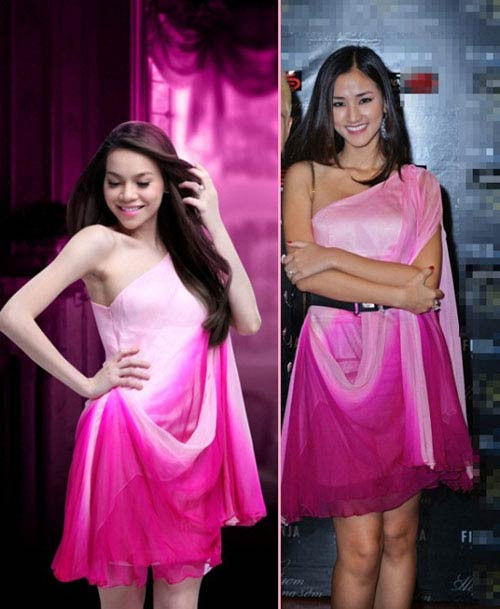 Hồ Ngọc Hà và Maya đụng hàng mốt váy tha thướt. Hồ Ngọc Hà và Maya đụng hàng mốt váy tha thướt.