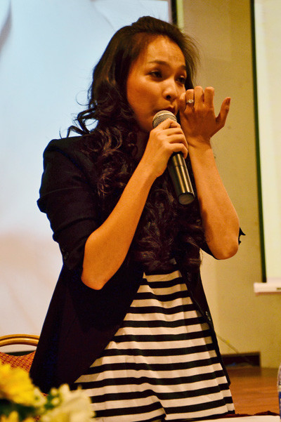 Hiền Thục cũng là người rất "mau nước mắt".